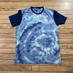 HOLLISTER California Tie Dye T Shirt Men M Light Purple Blue Hippie Retro Boho M