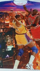 Custom Jordan VS Magic Sublimated shirt bulls lakers bred toro infared VI XI 13