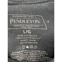 Pendleton Tshirt Adult Large Black Sportswear Preppy Casual Lounge Pullover