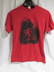 30 Days Of Night Movie Premiere Promo 2007 Red T-Shirt Size Small NEW