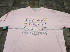 Vintage 90s San Francisco California XL Hanes Ocean Beach Single Stitch T Shirt
