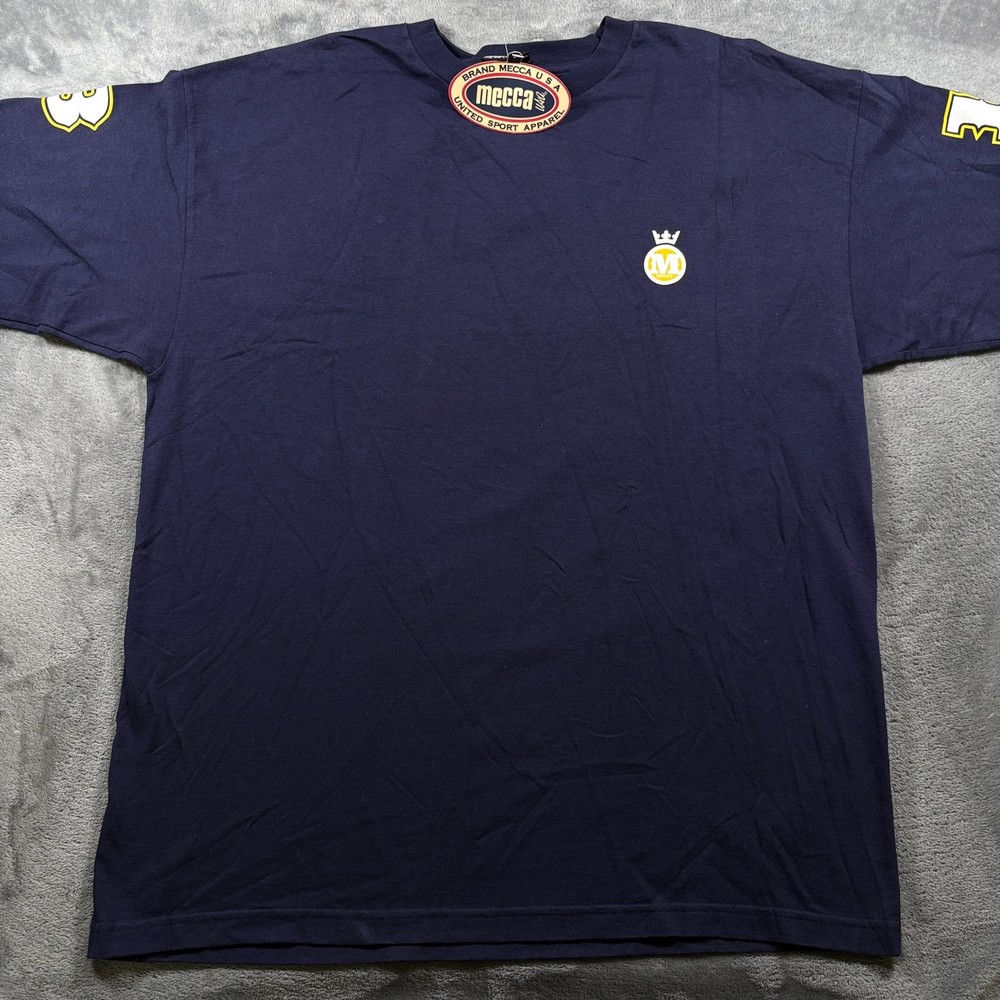 Vintage Mecca USA Taz Tasmanian Devil T-Shirt Mens X-Large Navy Cotton Graphic