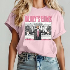 Daddy’s Home Trump White House Graphic Tee Funny Political Election T-Shirt