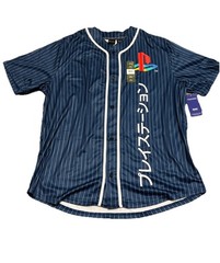 PLAYSTATION Large Short Sleeve Jersey Unisex Logo PlayStation Logo NEW W/ TAGS