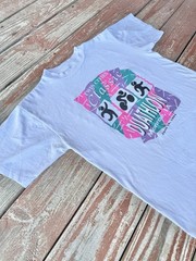Vintage 90s Single Stitch T-Shirt Mens L White Twin Cities Duathlon Monroe LS