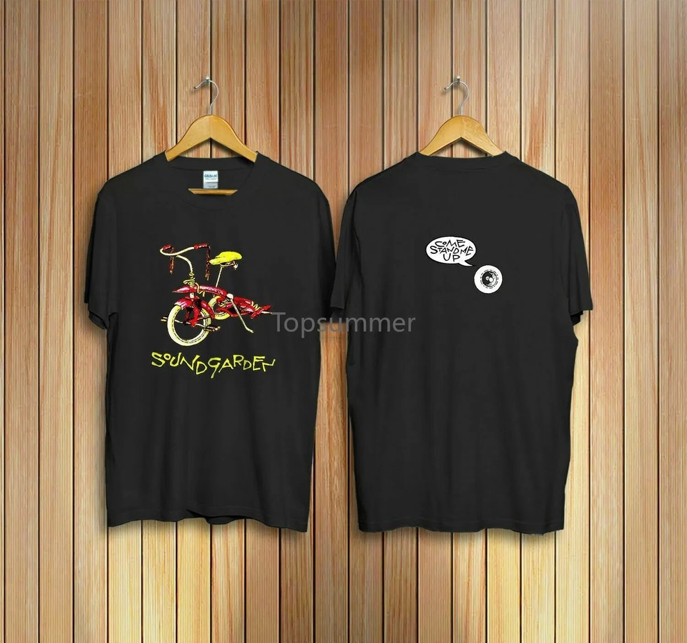 Vintage Soundgarden Era Pushead Tricycle Design Kickstand T-Shirt