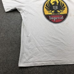 Vintage Imperial Beer Shirt Mens Medium White Costa Rica La Cerveza Eagle*