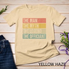 Wedding Officiant Proposal The Man Myth Legend Officiant T-Shirt Unisex T-shirt