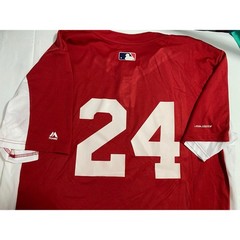 Majestic Men’s Cool Base Baseball Jersey – MLB #24 – Size XL