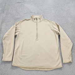 Shirt Mid Weight Cold Weather Gen III Mens Extra Large Beige Inside Grid Fleece
