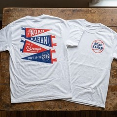 HOT Noah Kahan Chicago Merch T-shirt reprint 2slides