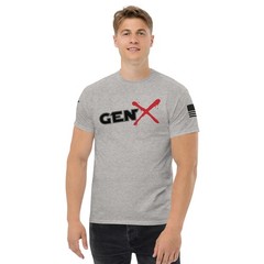Warrior Veteran Clothing “Gen X” Unisex Classic Tee Retro 80s 90s Generation X