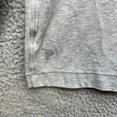 Public Rec Hooded Pullover Long Sleeve T Shirt Mens Large Gray Active Streetwear