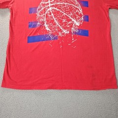 Upward T-Shirt Mens AXL Red Sports Basketball Cotton Outdoor Casual