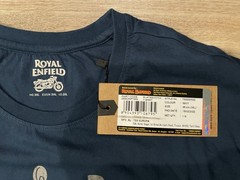 Royal Enfield Men’s Himalayan Motorcycle Graphic T Shirt Sz 2XL Blue Biker NWT