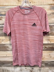 adidas Men’s Ultimate Crewneck T-Shirt – S, MysRed, L2(B832T)