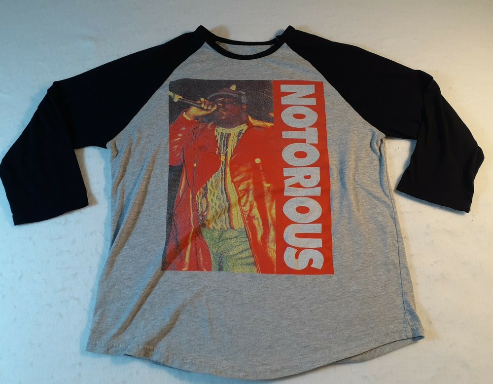 Brooklyn Mint 21 Men Notorious B.I.G. T Shirt New York City Live Aug 3 1995 Sz L