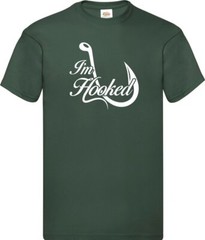 Fishing I’m Hooked Funny Humour Novelty T Shirt Various Colours And Sizes