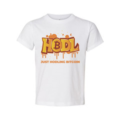 Hodling Bitcoin Graphic T Shirt Unisex Casual Crypto Apparel With Graffiti Style