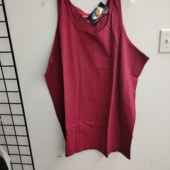 Falcon Bay Tank Top, 3XL – 6XLT Big and Tall Man Tank Top, Wine