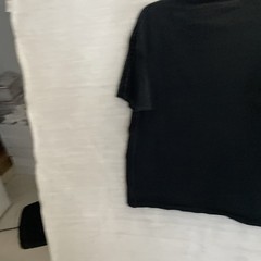 Mickey & Co. Mens Henley T Shirt Black Embroidered XL Cotton Short Sleeve VTG