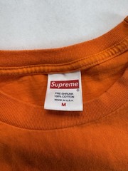 Supreme Verify Tee Tshirt Orange Medium (M) FW20 Captcha Made in USA