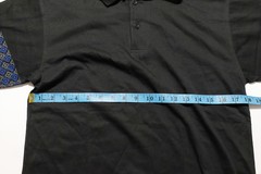 NUMBER NINE (N)INE Black Tribal Polo SHIRT Tee size 1 Small S Rare