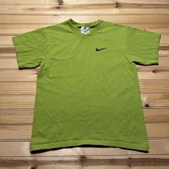 Vintage 90s Nike Sportswear Mini Swoosh Embroidered Short Sleeve Shirt Youth XL