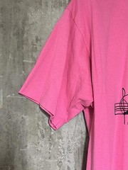 Vintage 1990s Fairbanks Symphony Orchestra Bear Pink Hanes Single Stitch Tee XL