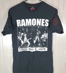 Vintage Ramones 1234 T Shirt CBGB May 4, 1978 Black Punk Rock Size Small