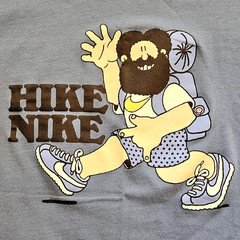 Rare Vintage 90s Nike Hike Nike Camping T-Shirt Size Medium Large