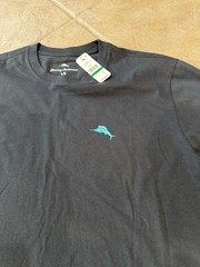Tommy Bahama Longsleeve LS Tee Shirt Ombré Surf Coal ST226817 LS Large $59