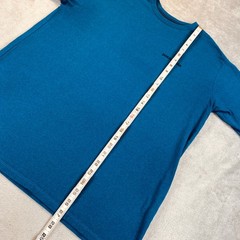 Patagonia Responsibili T Shirt Mens Small Blue Straight Hem Regular Fit Crewneck
