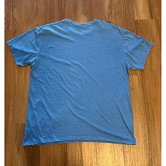 Vans Mens Blue Heathered Graffiti Logo Graphic T-Shirt Skate Streetwear XL