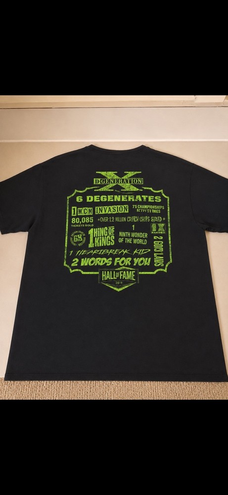 WWE D-Generation X DX T-Shirt Bundle (2) Men’s Graphic Wrestling Shirts.