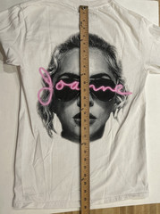 Lady Gaga T- Shirt Size Adult Small Long Sleeve White JOANNE ALBUM 2016