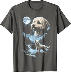 Maltipoo Howling to the Moon T-Shirt