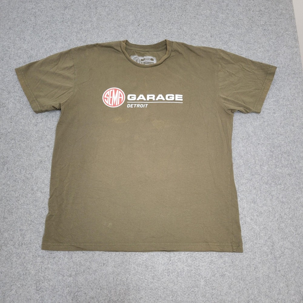 SEMA Garage Detroit Shirt Mens Large Grand Opening 2022 Automotive Graphic Tee