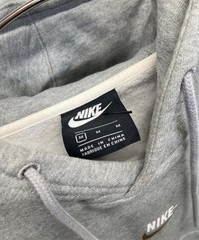 NIKE Pullover hoodie Gray x White DD5700-063