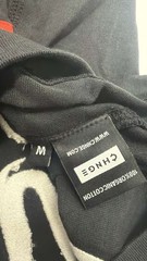 CHNGE Men’s No Human is Illegal Crew Neck Cuff Long Sleeve T-ShirtBlack, Medium