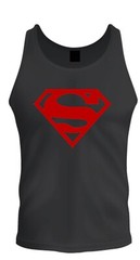 Superman Shirt Unisex T-shirt Tee Black T-Shirt Tee Tank Top