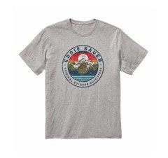 Eddie Bauer Men’s Graphic & Crew T-Shirt 2-Pack, Size XL, Color Black & Gray