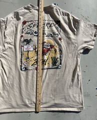 Men’s Dead & Co T-Shirt Beige 2024 Sphere XL Las Vegas Hippie Ralph Steadman Art