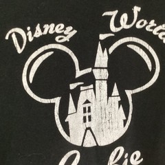 Disney World Junkie Gildan DryBlend Black T-Shirt ~2XL