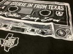 Of Course Texas Rather Bang Screw Black Shirt Large-5XL One Deep Piranha Records