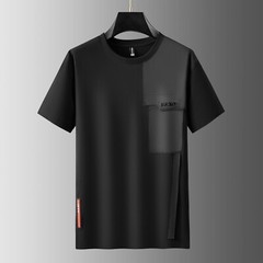 New Fashion Trend Embroidered Summer Short Sleeve Luxury Men Streetwear T-Shirt