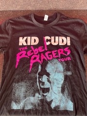 Kid Cudi “The Rebel Rangers” Tour T-shirt – Small – Brand New