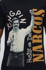 Narcos Kingpin Short Sleeve Tee – Black
