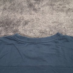 KUHL Wildfibre Mountain Lines T-Shirt Mens XL Blue Crew Neck Organic Cotton