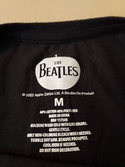 Beatles Tee Shirt Abbey Road Medium Black John, Paul George,Ringo